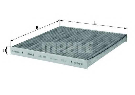 Фильтр салона KNECHT/MAHLE LAK 157