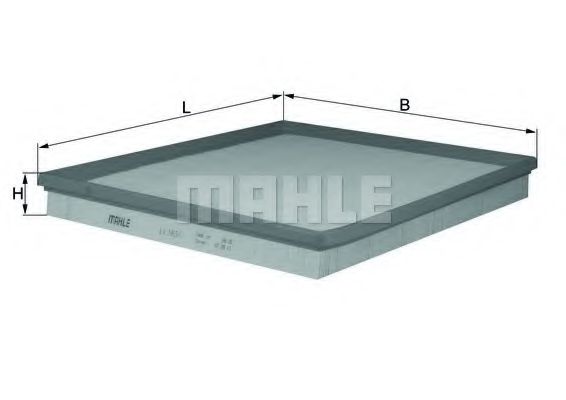 Воздушный фильтр KNECHT/MAHLE LX 2065/1