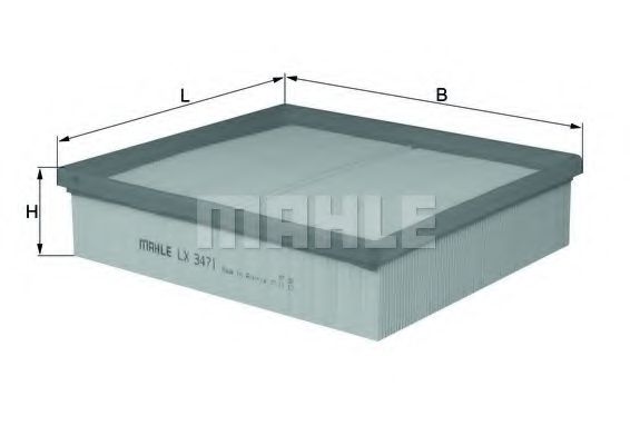 Воздушный фильтр KNECHT/MAHLE LX 3471
