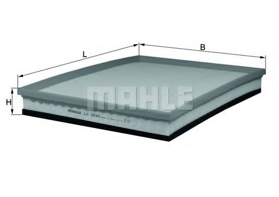 Воздушный фильтр KNECHT/MAHLE LX 2080