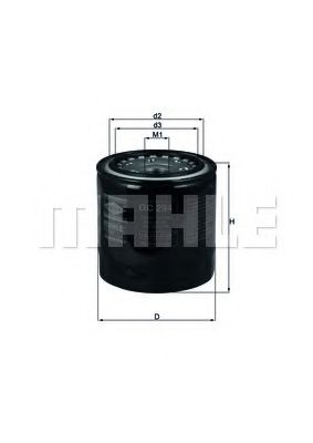 Масляный фильтр KNECHT/MAHLE OC 294