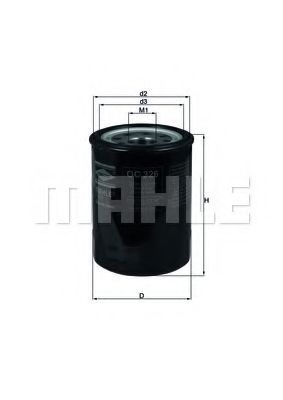 Масляный фильтр KNECHT/MAHLE OC 326