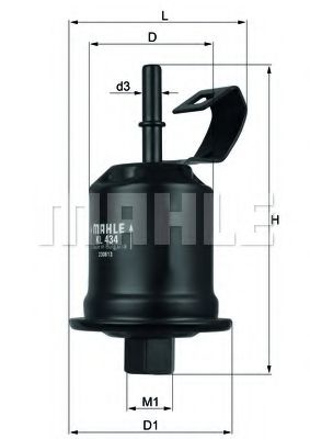 Топливный фильтр KNECHT/MAHLE KL 434