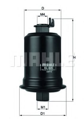 Топливный фильтр KNECHT/MAHLE KL 435