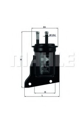 Топливный фильтр KNECHT/MAHLE KL 135