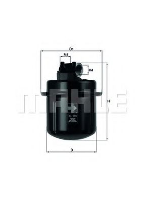 Топливный фильтр KNECHT/MAHLE KL 109