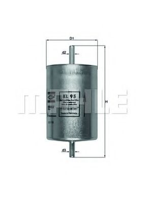 Топливный фильтр KNECHT/MAHLE KL 95