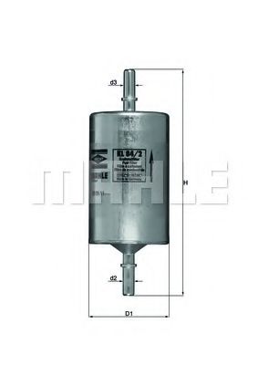 Топливный фильтр KNECHT/MAHLE KL 84/2