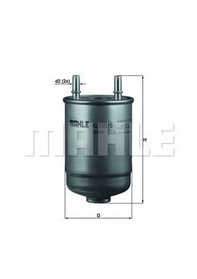 Топливный фильтр KNECHT/MAHLE KL 485/5D