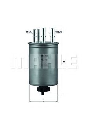 Топливный фильтр KNECHT/MAHLE KL 451