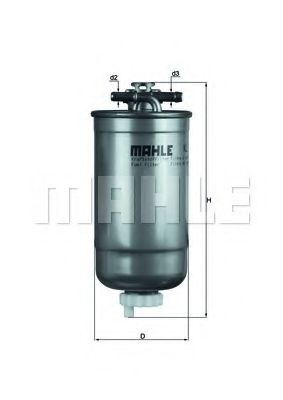 Топливный фильтр KNECHT/MAHLE KL 147/1D
