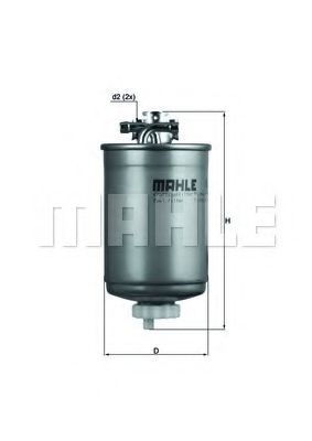 Топливный фильтр KNECHT/MAHLE KL 77