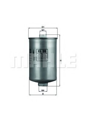 Топливный фильтр KNECHT/MAHLE KL 30