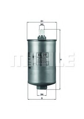 Топливный фильтр KNECHT/MAHLE KL 29