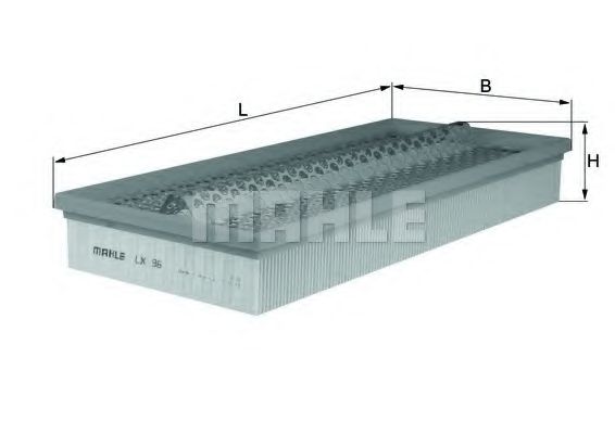 Воздушный фильтр KNECHT/MAHLE LX 96