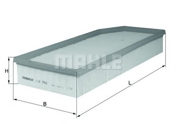 Воздушный фильтр KNECHT/MAHLE LX 752