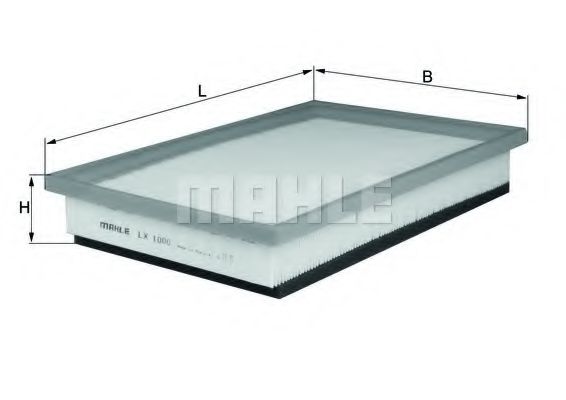 Воздушный фильтр KNECHT/MAHLE LX 1000