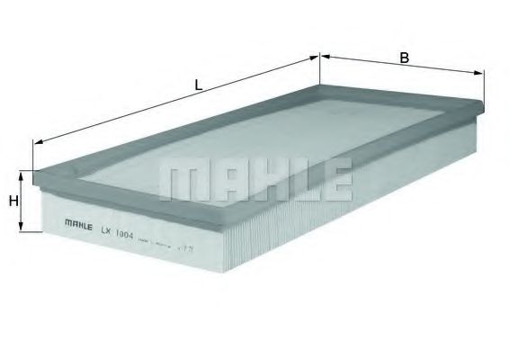 Воздушный фильтр KNECHT/MAHLE LX 1004
