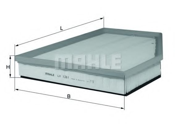 Воздушный фильтр KNECHT/MAHLE LX 1261