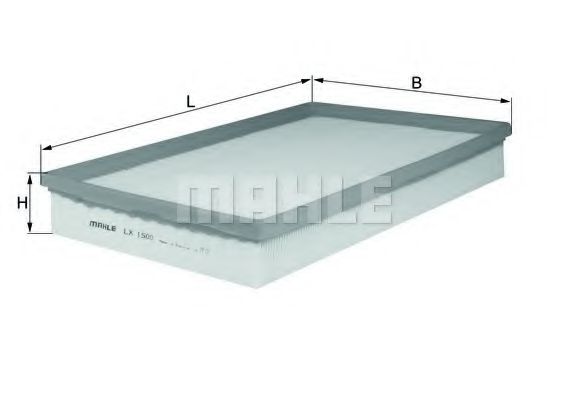 Воздушный фильтр KNECHT/MAHLE LX 1500