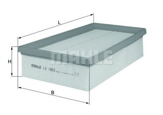 Воздушный фильтр KNECHT/MAHLE LX 1983