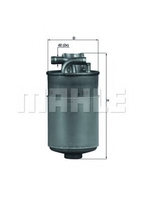 Топливный фильтр KNECHT/MAHLE KL 154