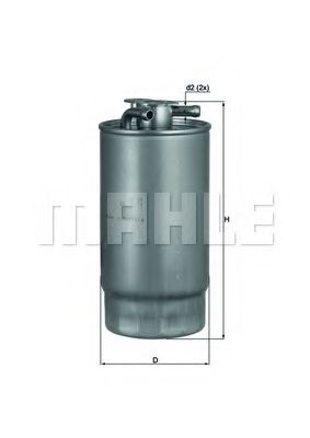 Топливный фильтр KNECHT/MAHLE KL 160/1