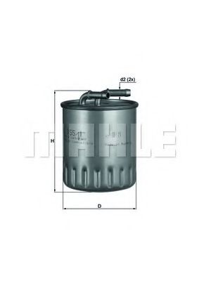 Топливный фильтр KNECHT/MAHLE KL 155/1