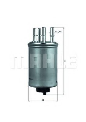Топливный фильтр KNECHT/MAHLE KL 506