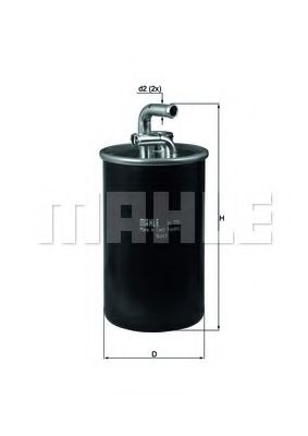 Топливный фильтр KNECHT/MAHLE KL 775