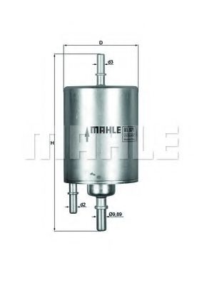 Топливный фильтр KNECHT/MAHLE KL 571