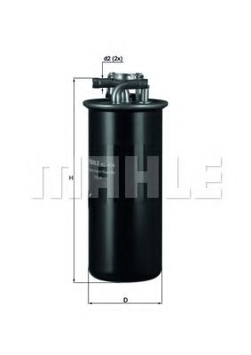 Топливный фильтр KNECHT/MAHLE KL 454