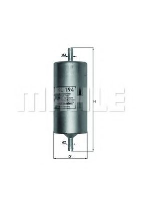 Топливный фильтр KNECHT/MAHLE KL 194