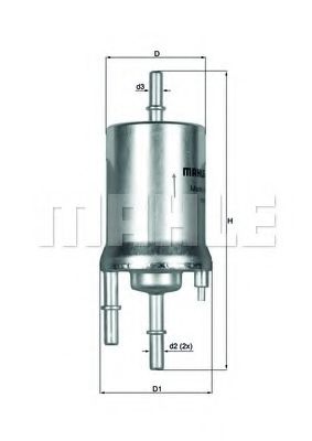 Топливный фильтр KNECHT/MAHLE KL 156/1
