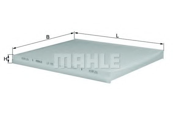 Фильтр салона KNECHT/MAHLE LA 199