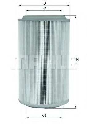 Воздушный фильтр KNECHT/MAHLE LX 913