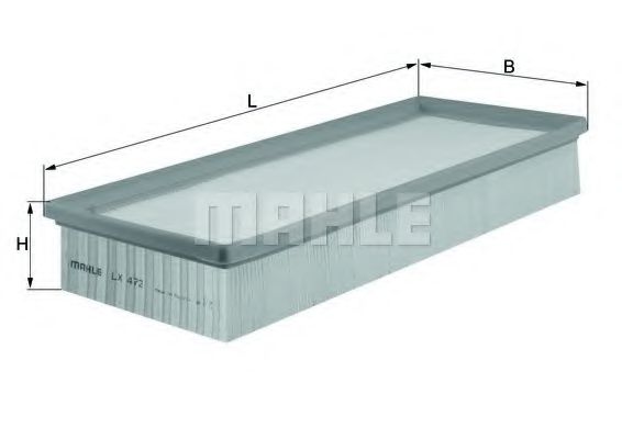 Воздушный фильтр KNECHT/MAHLE LX 472
