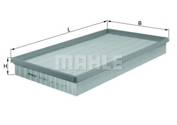 Воздушный фильтр KNECHT/MAHLE LX 614