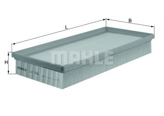 Воздушный фильтр KNECHT/MAHLE LX 756