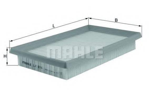 Воздушный фильтр KNECHT/MAHLE LX 916