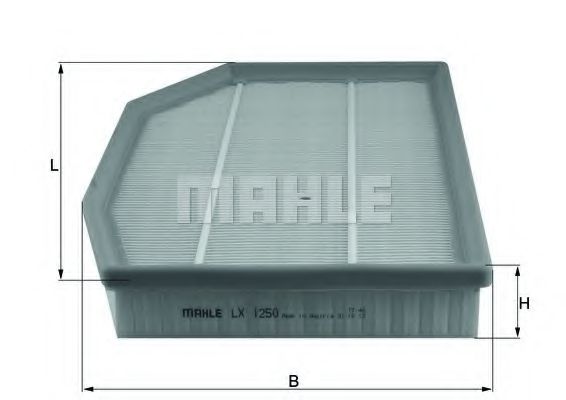 Воздушный фильтр KNECHT/MAHLE LX 1250
