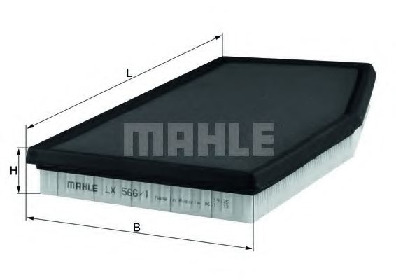 Воздушный фильтр KNECHT/MAHLE LX 566/1