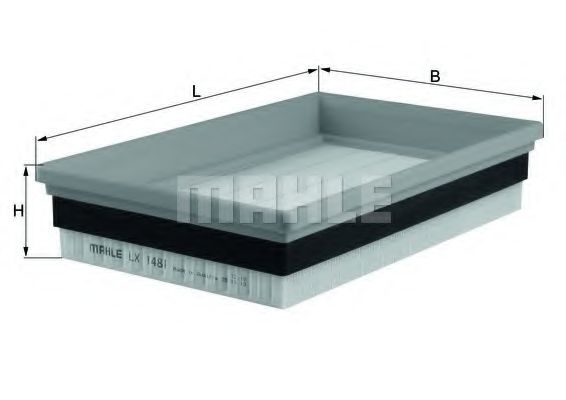 Воздушный фильтр KNECHT/MAHLE LX 1481