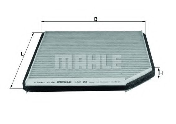 Фильтр салона KNECHT/MAHLE LAK 23