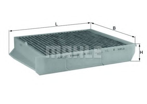 Фильтр салона KNECHT/MAHLE LAK 54/1