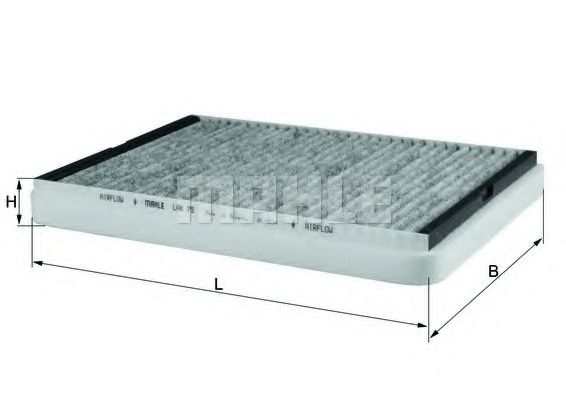 Фильтр салона KNECHT/MAHLE LAK 75