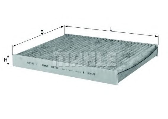 Фильтр салона KNECHT/MAHLE LAK 182
