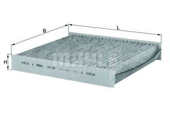 Фильтр салона KNECHT/MAHLE LAK 220