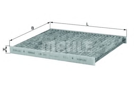 Фильтр салона KNECHT/MAHLE LAK 241