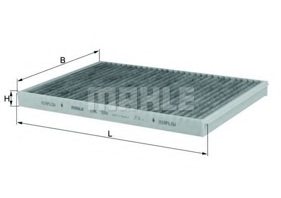 Фильтр салона KNECHT/MAHLE LAK 594